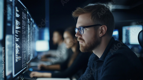 Digital Security Team Mitigating AI Data Breach Risks