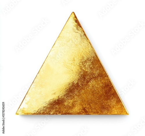 Gold triangle shape