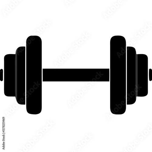 vector gym fitness elements set