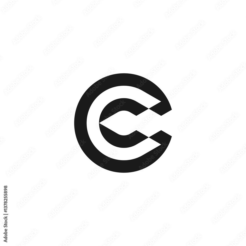 Obraz premium letter C logo