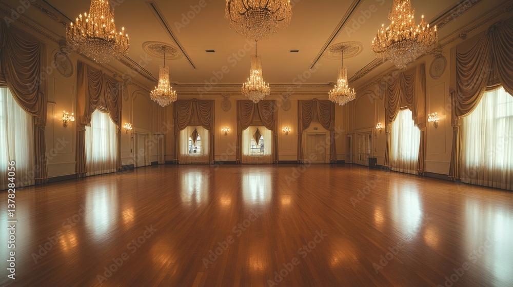 Obraz premium Grand Ballroom: Elegance and Grandeur
