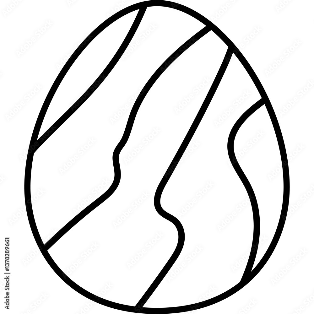 Egg hand drawn watercolor style different pattern Egg hand drawn watercolor style different pattern