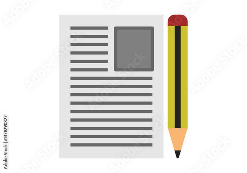 Documento con contrato y lápiz para firmar