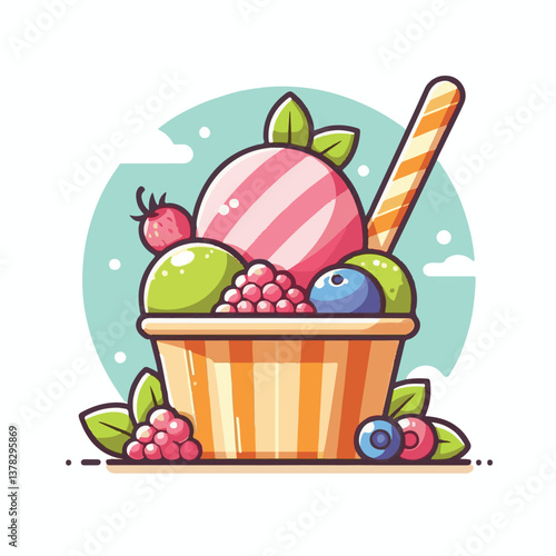 dessert, sorbet, food, sweet, summer, cream, fruit, cold, fresh, delicious, ice, frozen, background, gelato, tasty, creamy, flavor, pink, gourmet, dairy, refreshing, scoop, sundae, strawberry, healthy