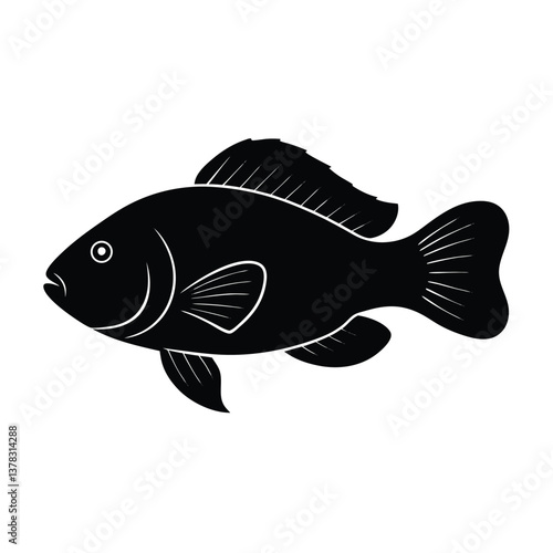 cichlid-vector-silhouette
