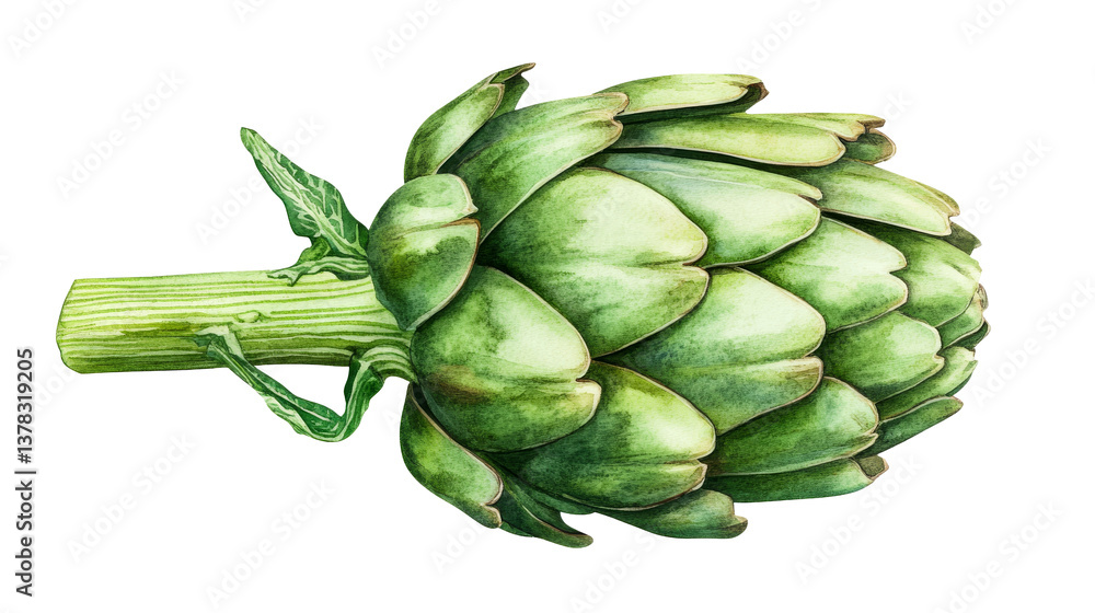 Fresh green artichoke vegetable, healthy food, isolated, cut out transparent Fresh green artichoke vegetable, healthy food, isolated, cut out transparent