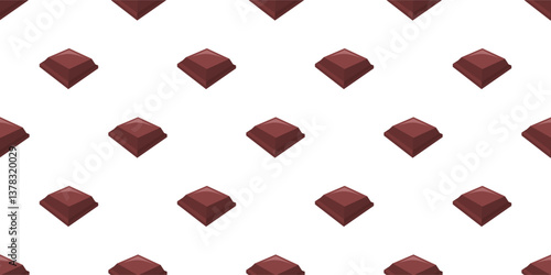 Chocolate Pattern background. dark chocolate bar seamless pattern background. Chocolate Seamless Pattern background.