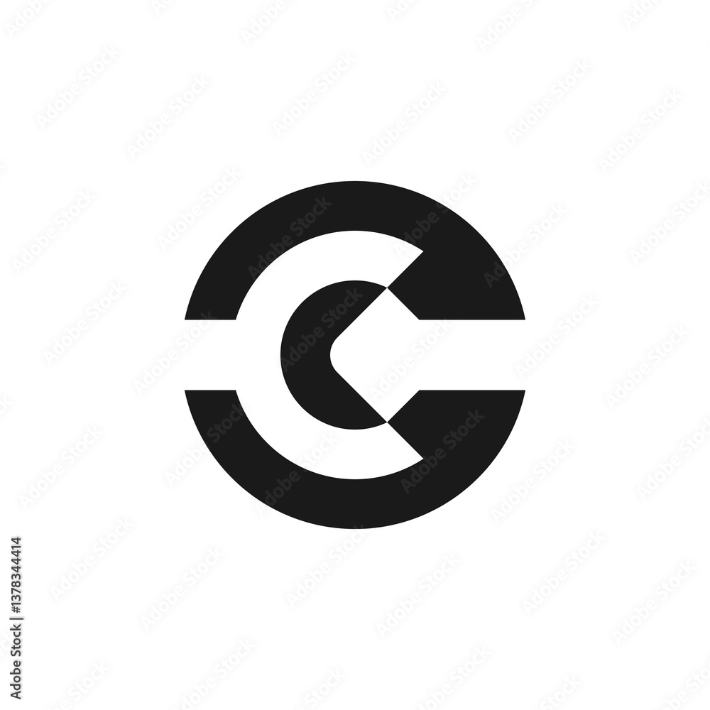 Obraz premium letter C logo