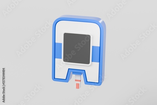 Fotografie 3d Glucometer icon