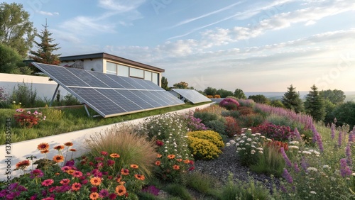 Close-Up of Solar Panels with Integrated Technology