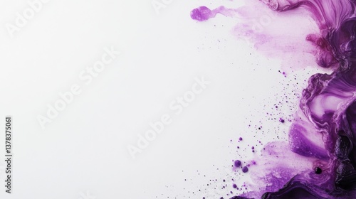 Fluid abstract art formations studio space digital artwork creative environment close-up perspective artistic expression