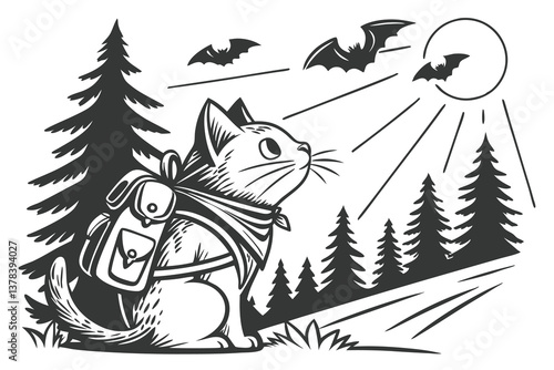 The Backpacking Feline An Adventure Cat's Journey