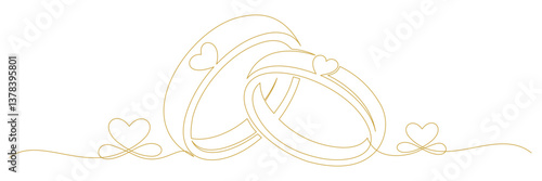 wedding ring continuous line 1