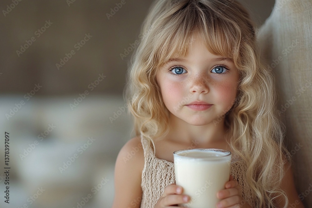 Large cups with milk and juice stand on the festive table, the child drinks from one of them.
Large cups with milk and juice stand on the festive table, the child drinks from one of them.
