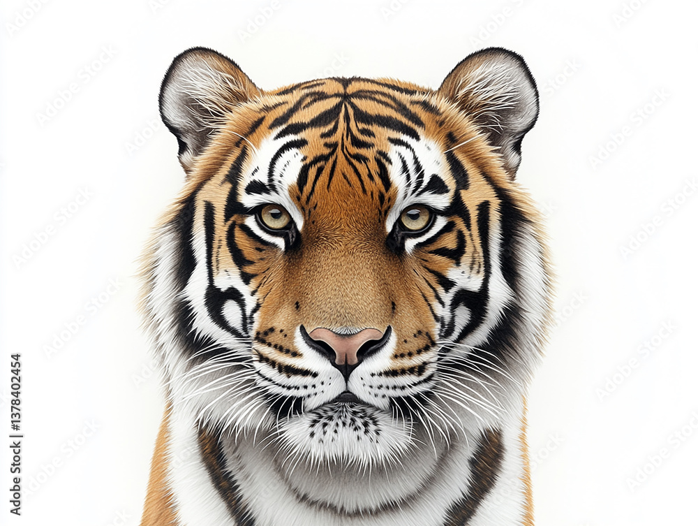 Fototapeta premium Tiger close-up, fierce tiger,