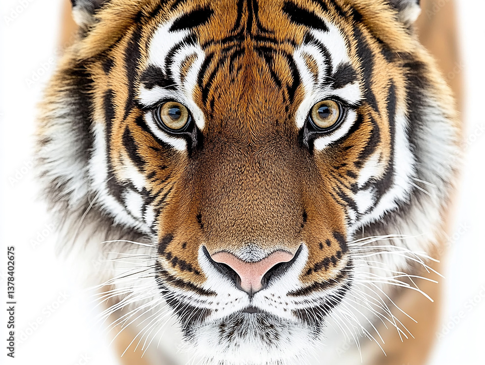 Obraz premium Tiger close-up, fierce tiger,