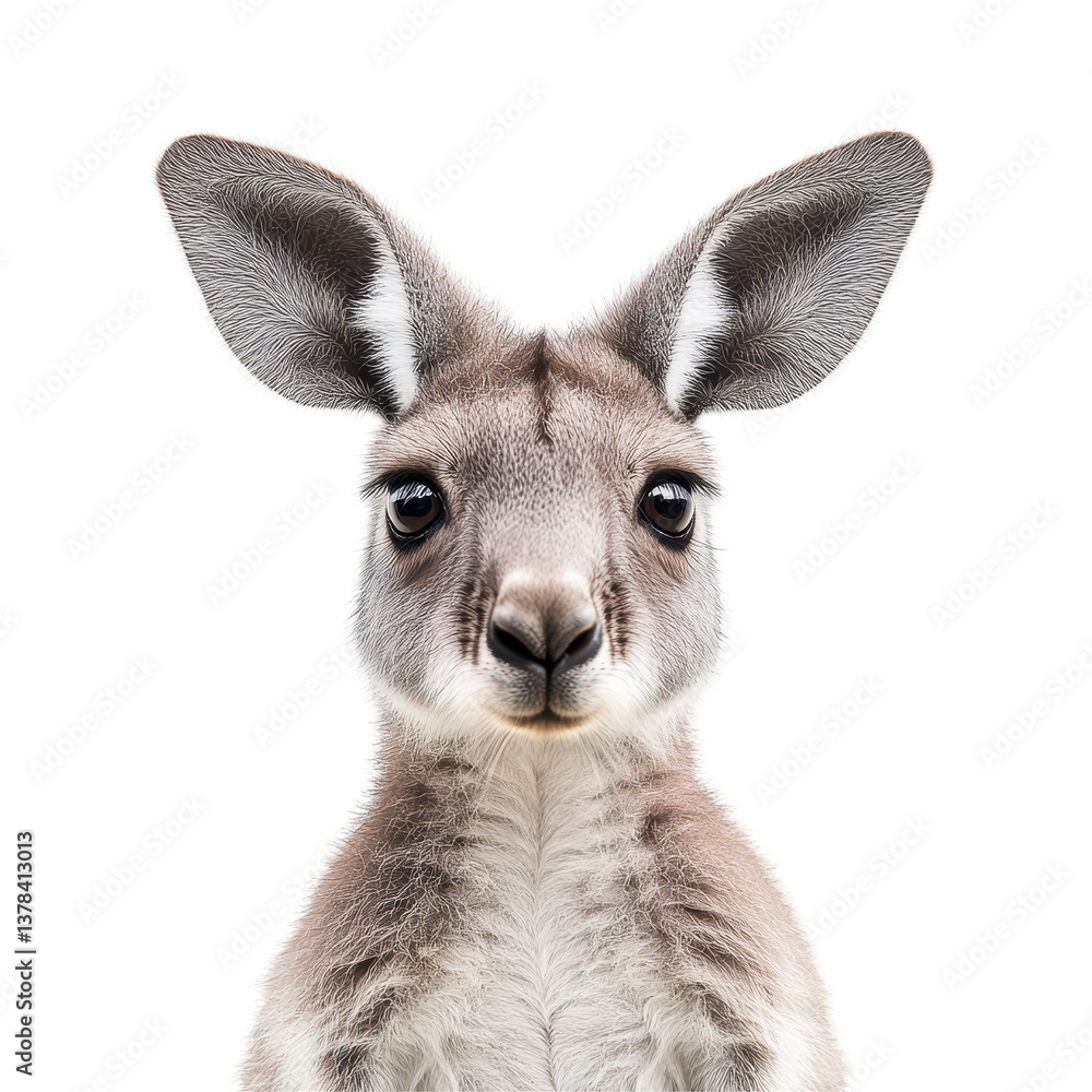 Fototapeta premium Kangaroo isolated on white background