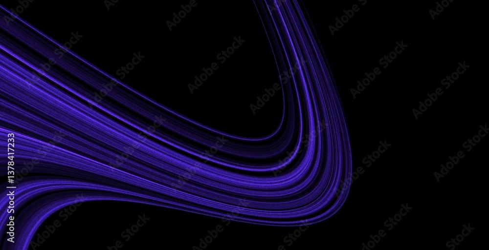 Obraz premium Blue abstract light background lines design with grainy dynamic glowing energy speed fluid wavy dark texture backdrop glow vibrant technology banner
