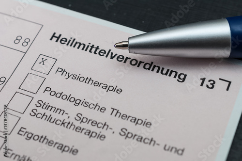 Heilmittelverordnung vom Hausarzt