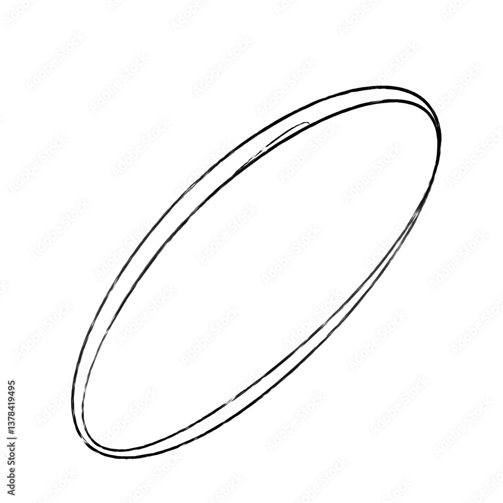 Black Doodle Circle Scribble Hand Drawn Black Doodle Circle Scribble Hand Drawn