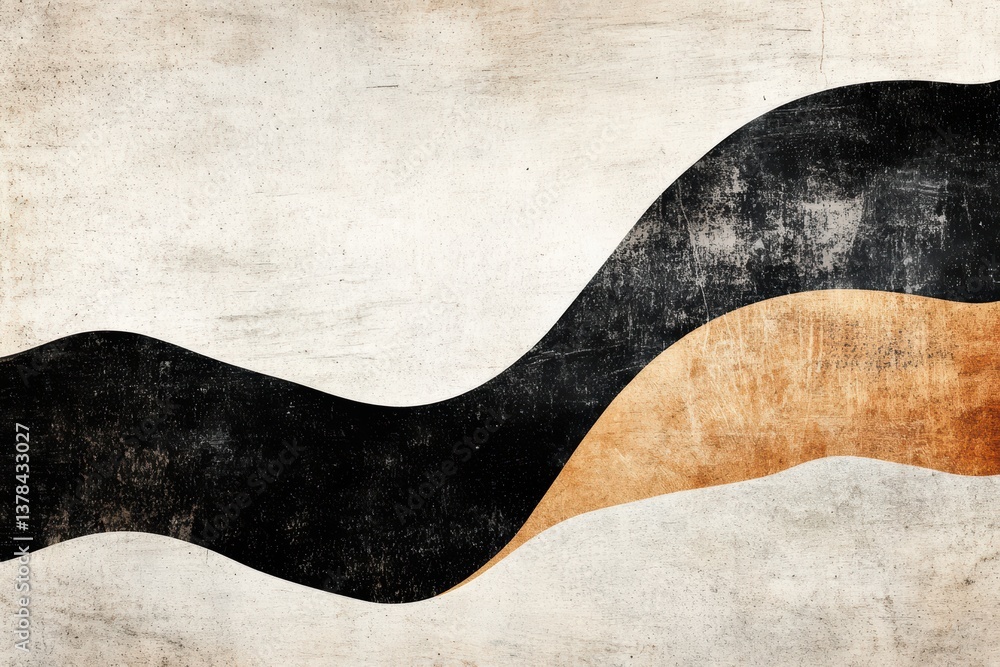retro wave image using black white brown cream and gold pop art style retro wave image using black white brown cream and gold pop art style