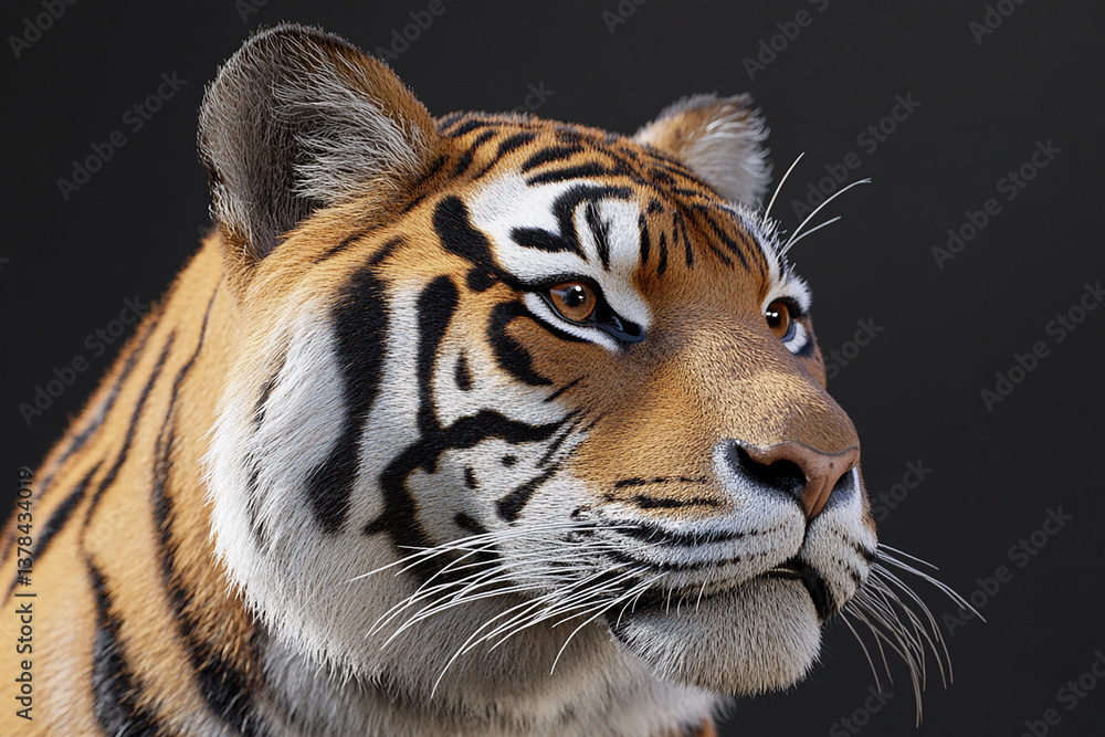 Fototapeta premium Tiger close-up, fierce tiger,