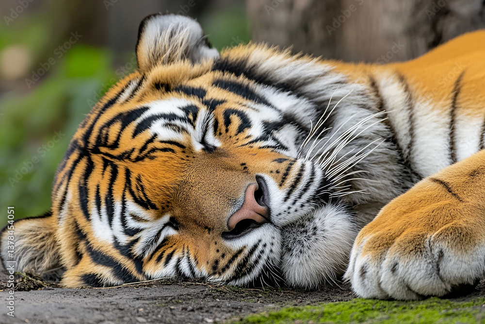 Fototapeta premium Tiger close-up, fierce tiger,