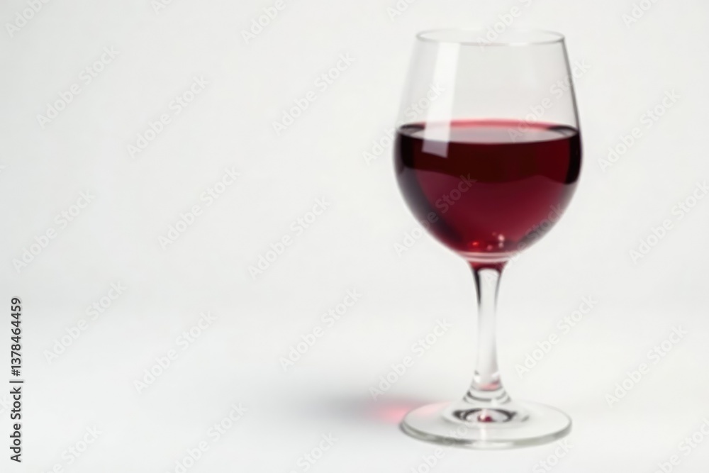 Rich red wine in a glass, pure white backdrop, delicious, alcohol, sommelier Rich red wine in a glass, pure white backdrop, delicious, alcohol, sommelier
