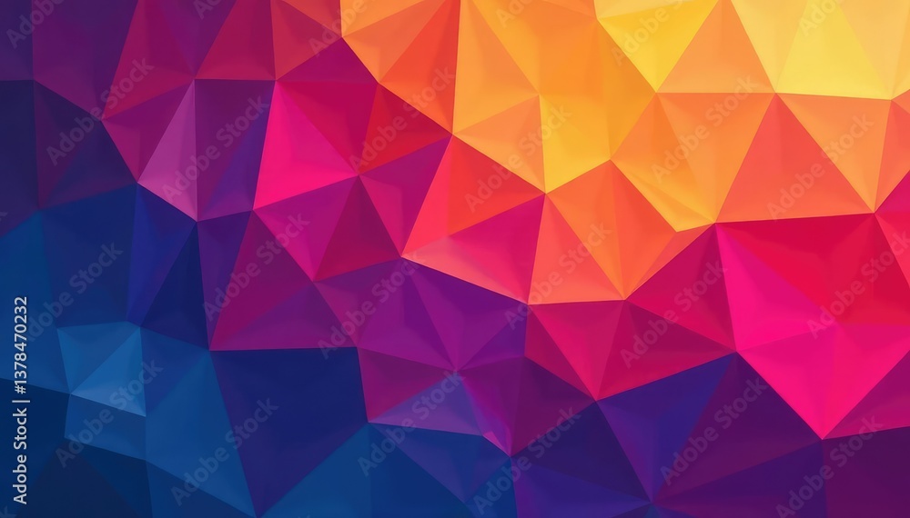 Abstract geometric shapes create a continuous, vibrant backdrop , kaleidoscope, style Abstract geometric shapes create a continuous, vibrant backdrop , kaleidoscope, style