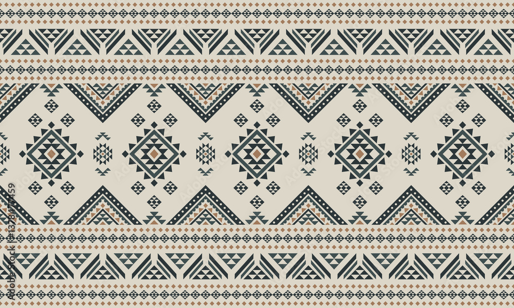 Ancient echoes Aztec geometric abstract seamless pattern southwest Navajo Native American tribal ethnic modern earth tone for textile printing Ancient echoes Aztec geometric abstract seamless pattern southwest Navajo Native American tribal ethnic modern earth tone for textile printing