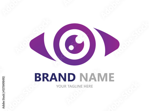 Creative Concept Eyes logo Design Template eye care logo icon