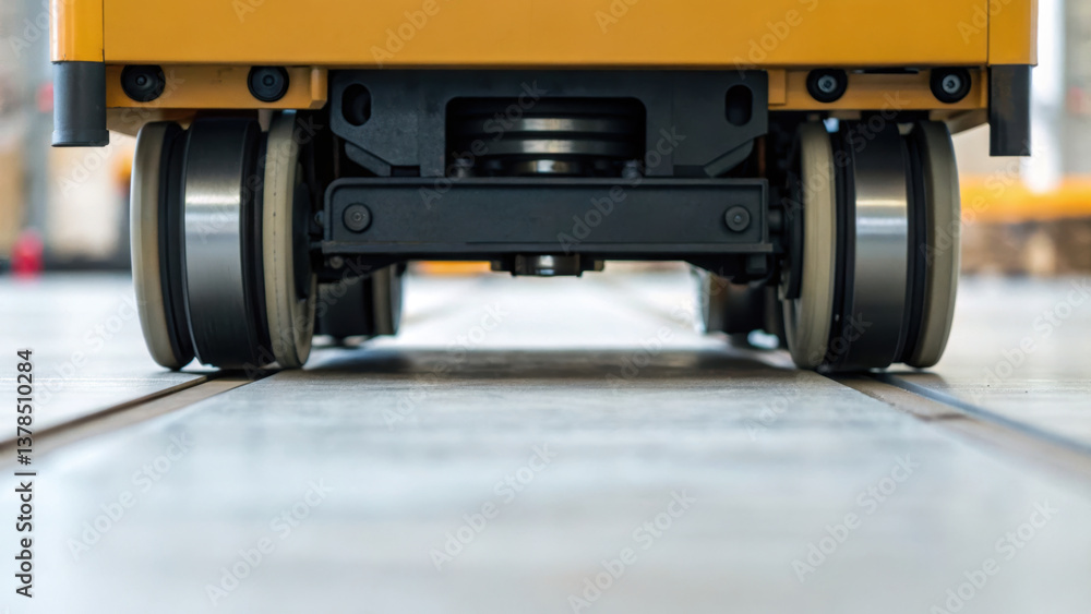 engineering process of machinery is evident in this showcasing wheels of transport vehicle on tracks, emphasizing precision and functionality engineering process of machinery is evident in this showcasing wheels of transport vehicle on tracks, emphasizing precision and functionality