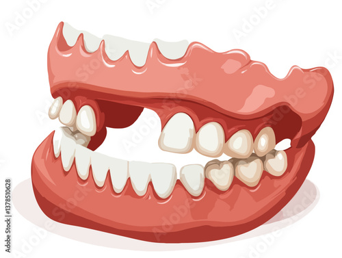 denture vector art