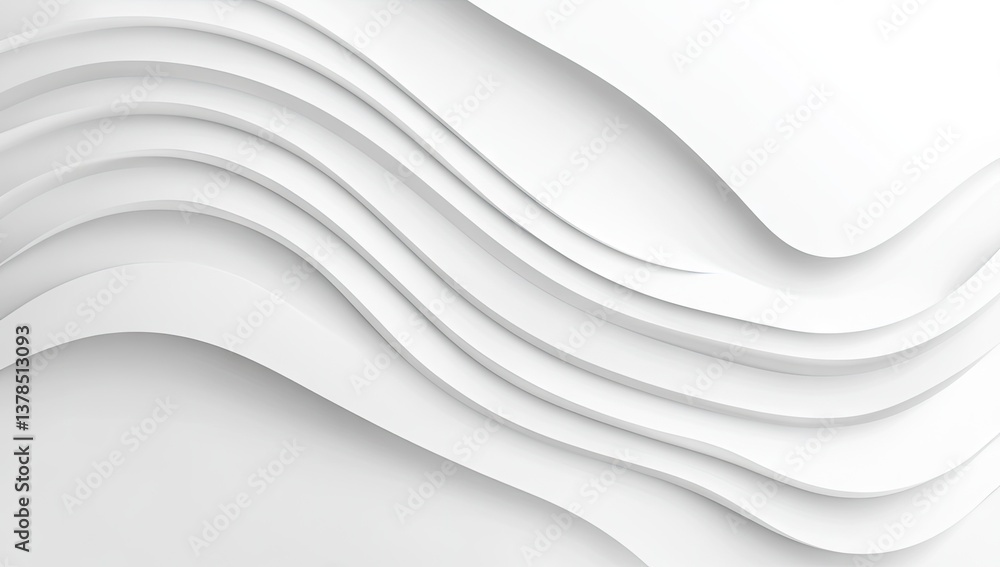 Obraz premium Abstract wavy layers