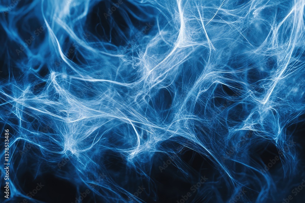 Blue network. AI generated illustration. Blue network. AI generated illustration.