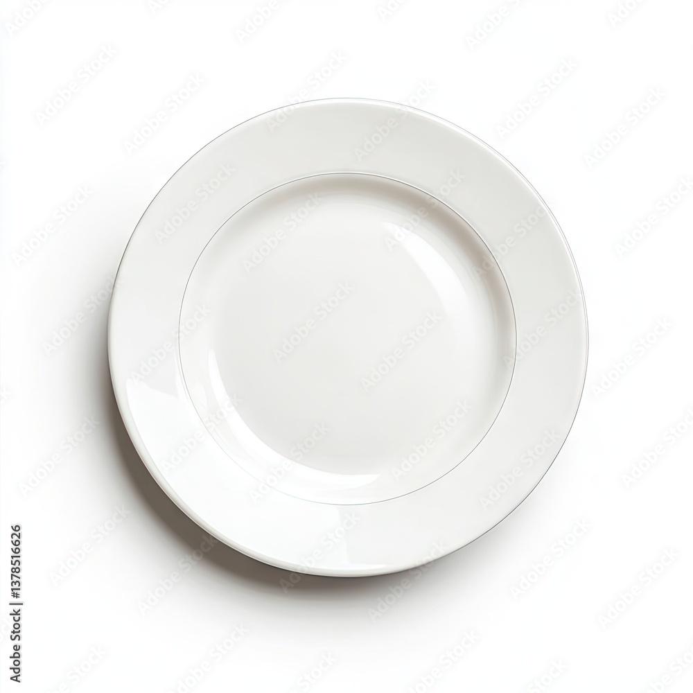 Empty white dinner plate (9) Empty white dinner plate (9)