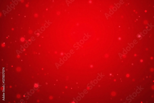 red christmas background with snowflakes
