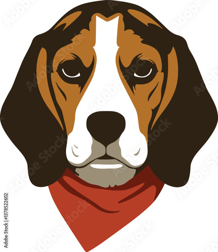  luna head dog image silhouette vector