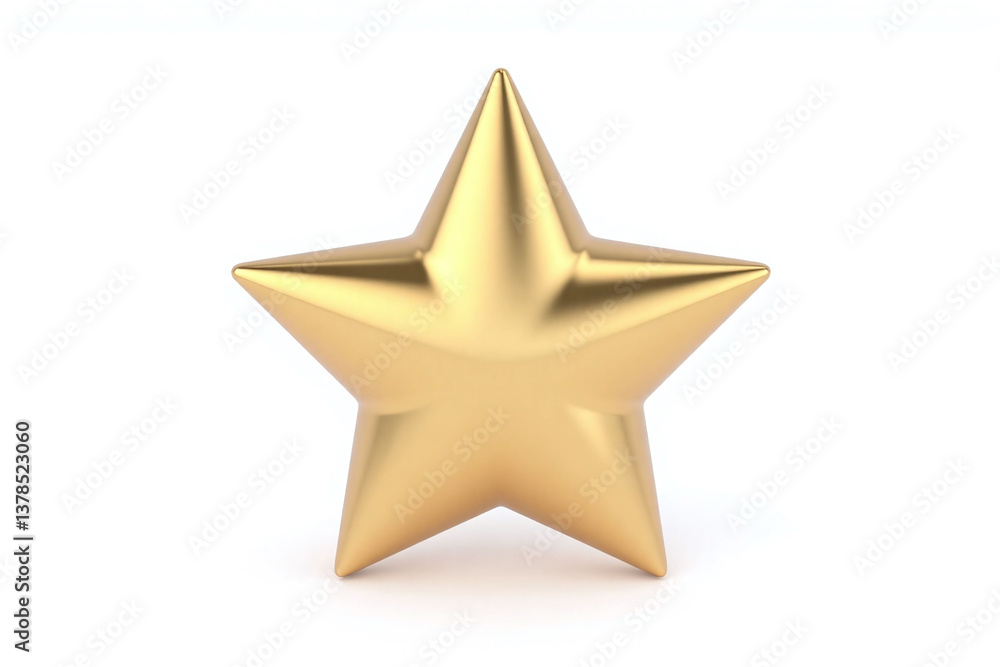 gold star on a white background gold star on a white background