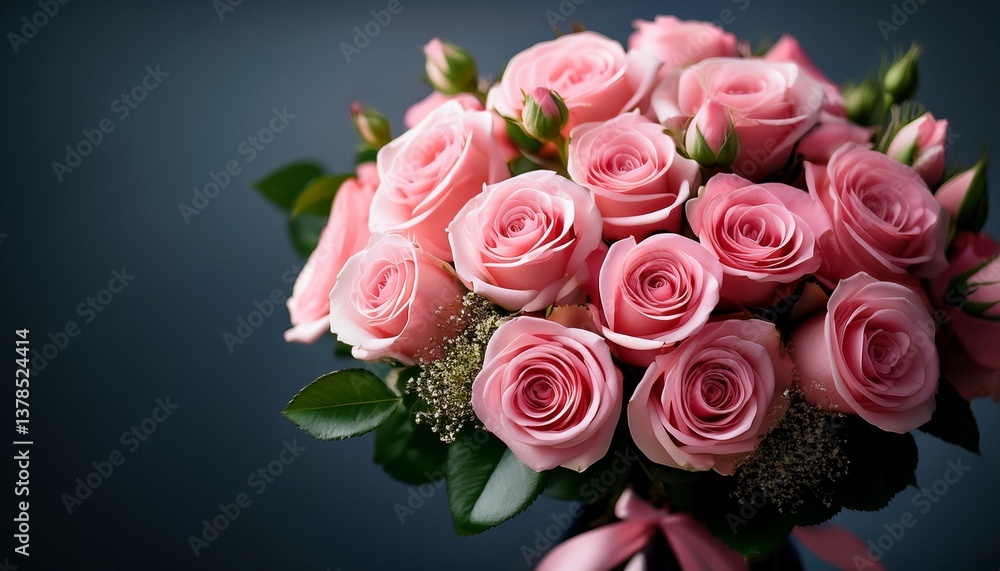 pink rose bouquet from generative ai pink rose bouquet from generative ai