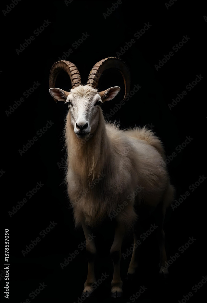 Obraz premium mountain goat on the rocks