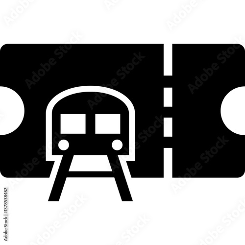 Train tickets, train, tickets icon