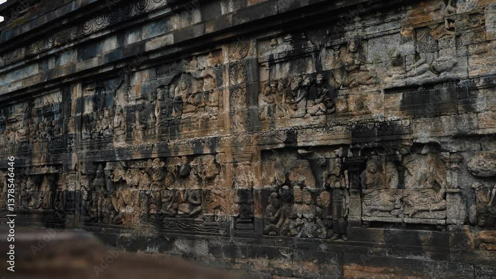 Buddhist temple of Borobudur, Central Java, Indonesia Buddhist temple of Borobudur, Central Java, Indonesia