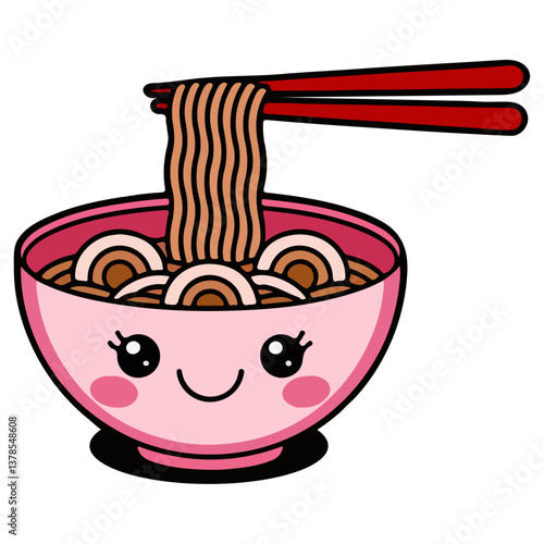 noodles vector