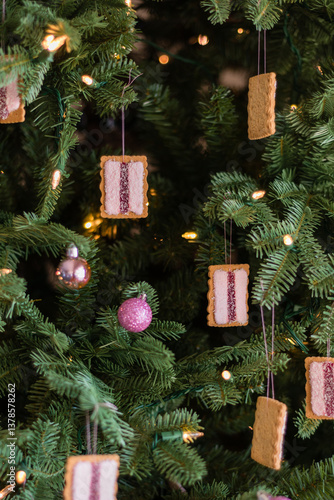 silly australian themed xmas tree