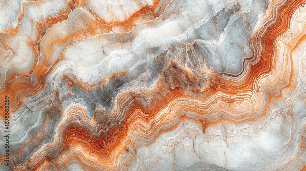 Agate Stone Texture with Orange and Gray Swirls Agate Stone Texture with Orange and Gray Swirls