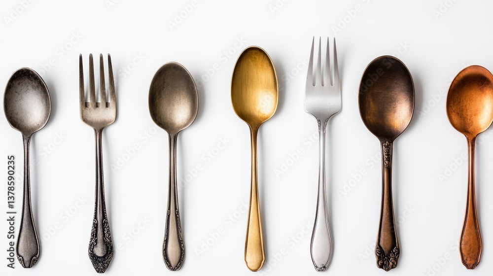 High Resolution Stainless Steel Cutlery Spoon on Simple Clean White Background High Resolution Stainless Steel Cutlery Spoon on Simple Clean White Background