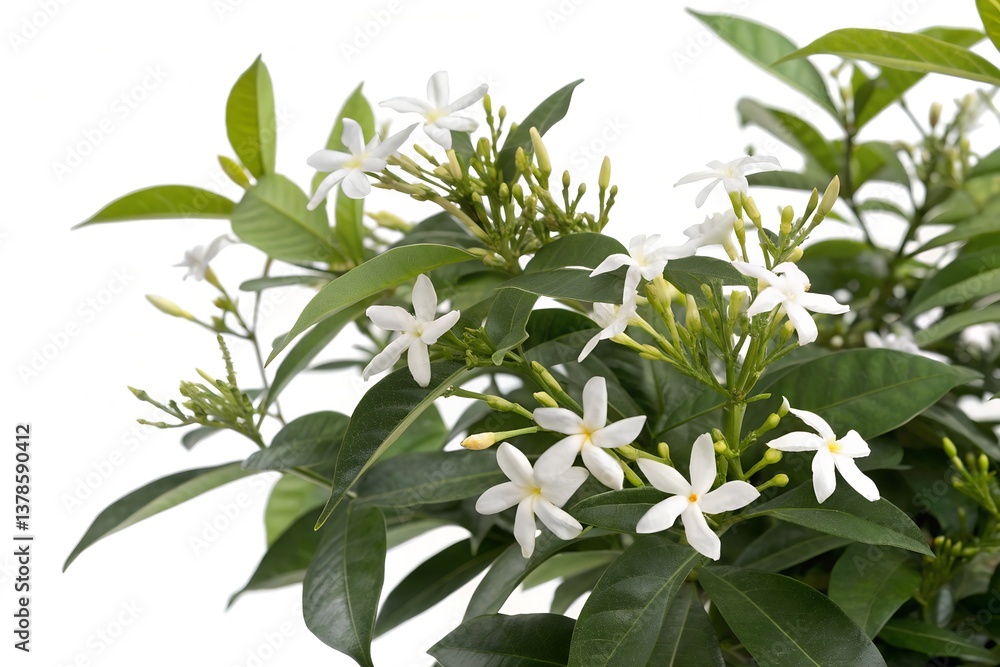 Obraz premium Jasmine isolated on white background