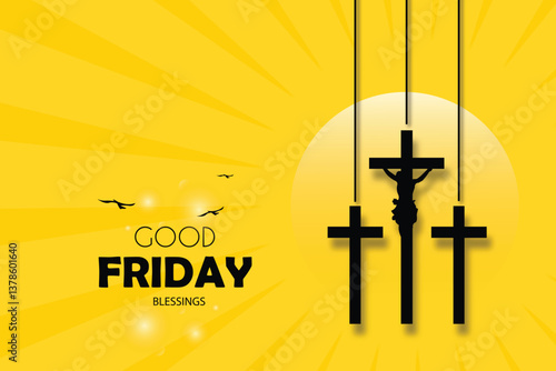 easter sunday , good friday jesus christ on cross