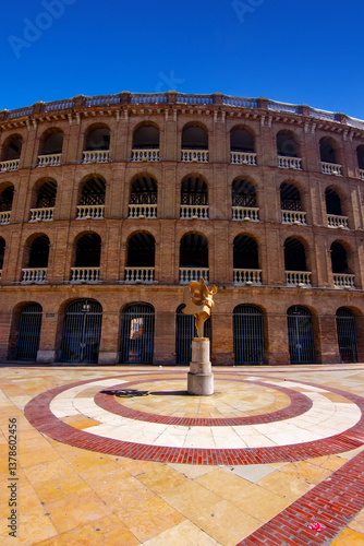 Obraz na płótnie Bullring of Valencia, Spain w salonie